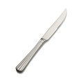 Bon Chef Britany, Steak Knife, Euro, Solid Handle, Mirror Finish, 13/0, 10.01" , set of 12 S1615